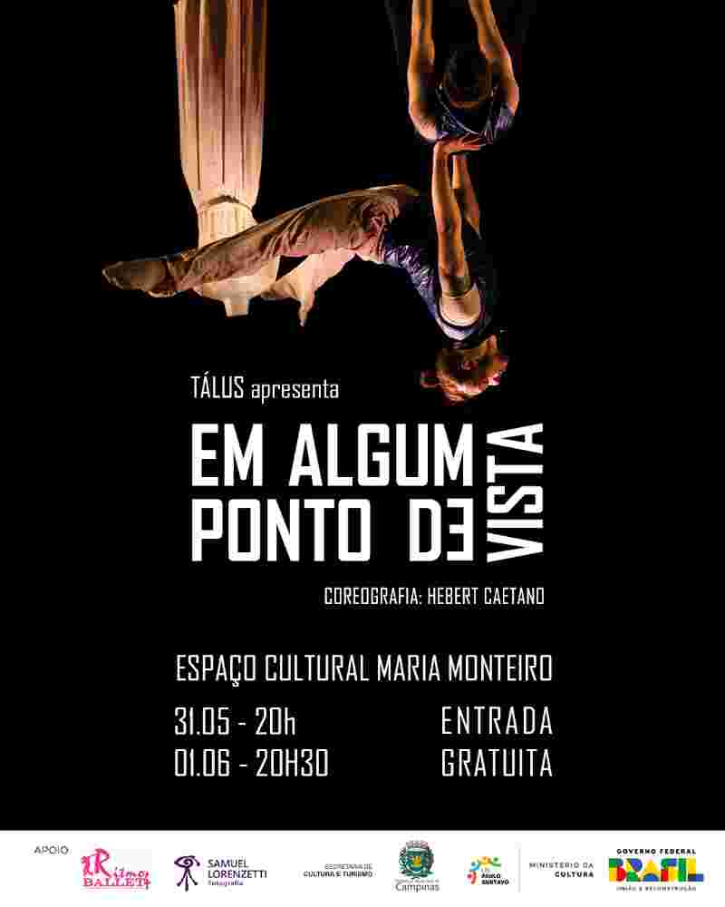 Espaço Cultural Maria Monteiro exibe espetáculo gratuito de dança “Em Algum Ponto de Vista”