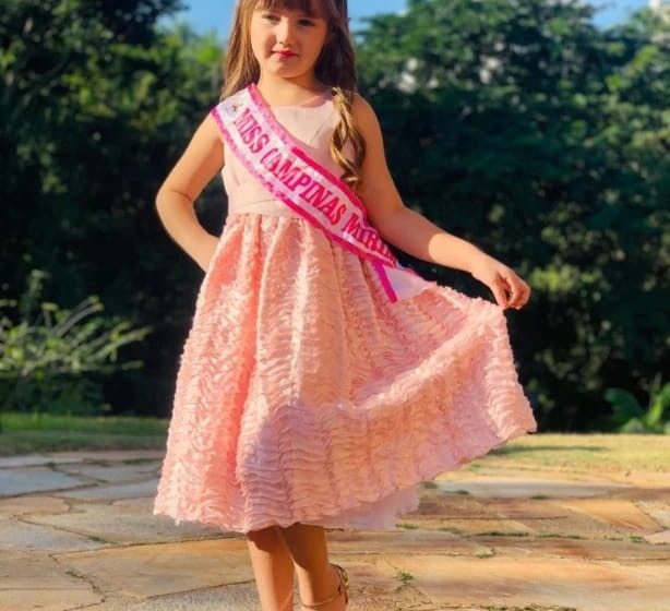 Campineira de 6 anos conquista o título de Miss Campinas Mirim