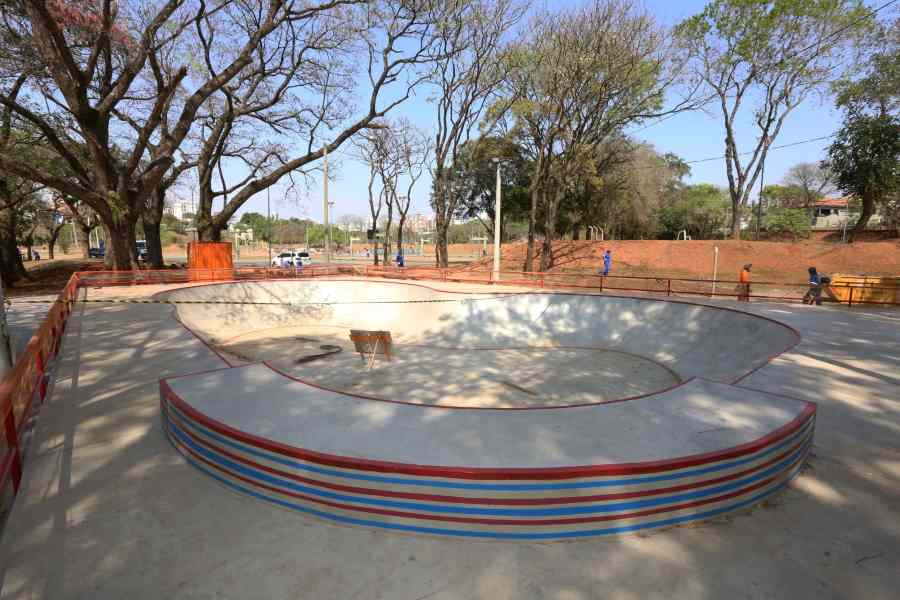 Pista de skate na Lagoa do Taquaral será entregue no domingo, 22