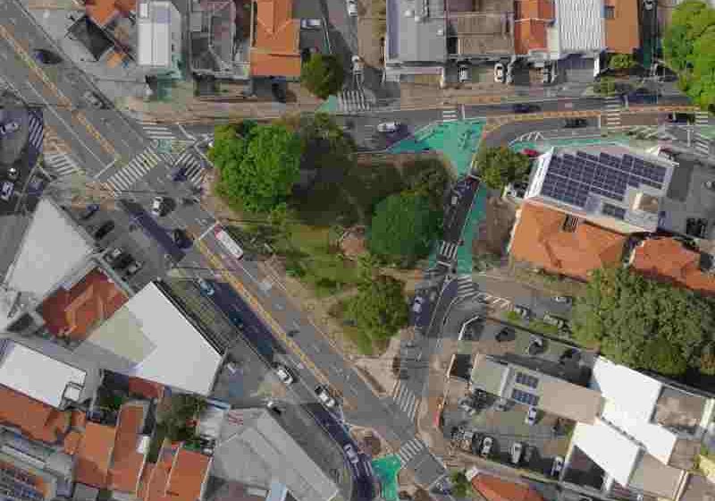 Vista aerea do trecho que sera interditado Emdec Divulgacao