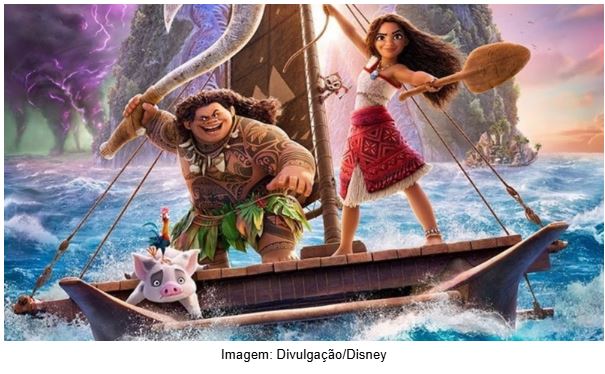 Parque Dom Pedro exibe “Moana 2” no Cinematerna