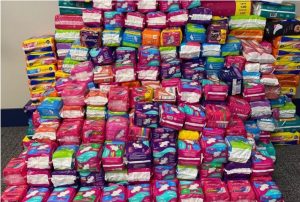 Ação nacional arrecada mais de 98 mil absorventes 1 Campanha arrecada absorventes Divulgacao 1