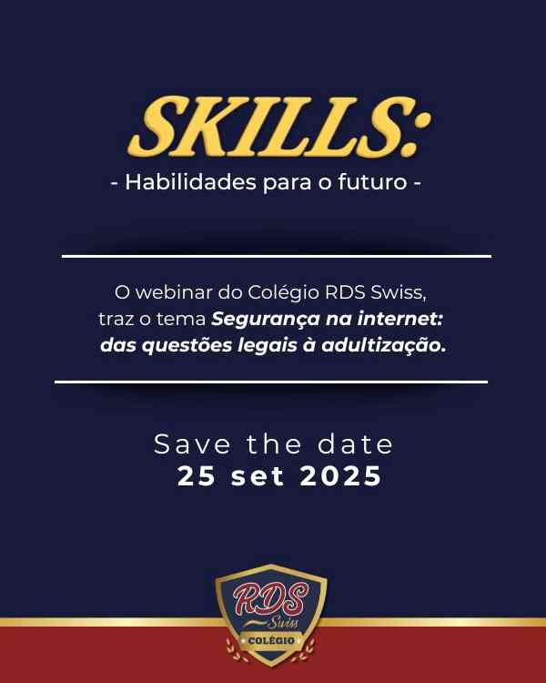 Colégio RDS Swiss lança webinars sobre educação e tecnologia