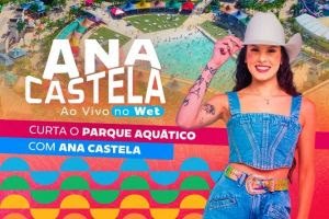 Ana Castela revisita o palco do Wet’n Wild em um megaencontro com os fãs 1 Ana Castela e atracao em novembro no parque aquatico Foto Studio Wetn