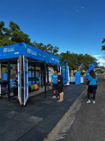 Academia móvel gratuita está na sua última semana em Campinas