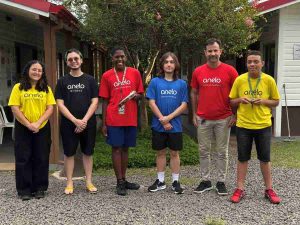 Banda TEAfonia Anelo Maria Eduarda Matheus Cuelbas Ygor Pereira Murilo Teixeira Marcelo Louback e Ygor Melo Foto Caio Santos