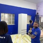 Mutirão de pintura revitaliza lar de idosos em Campinas
