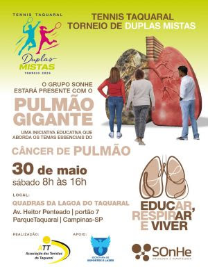 Pulmao Gigante marca o Dia do Tabagismo Divulgacao