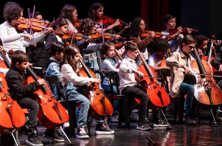 Apresentacao reune estudantes em diferentes etapas da formacao musical Foto Daniel Cardoso