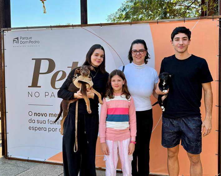 Ação no Parque Dom Pedro viabiliza adoção mais de 70 pets no primeiro semestre