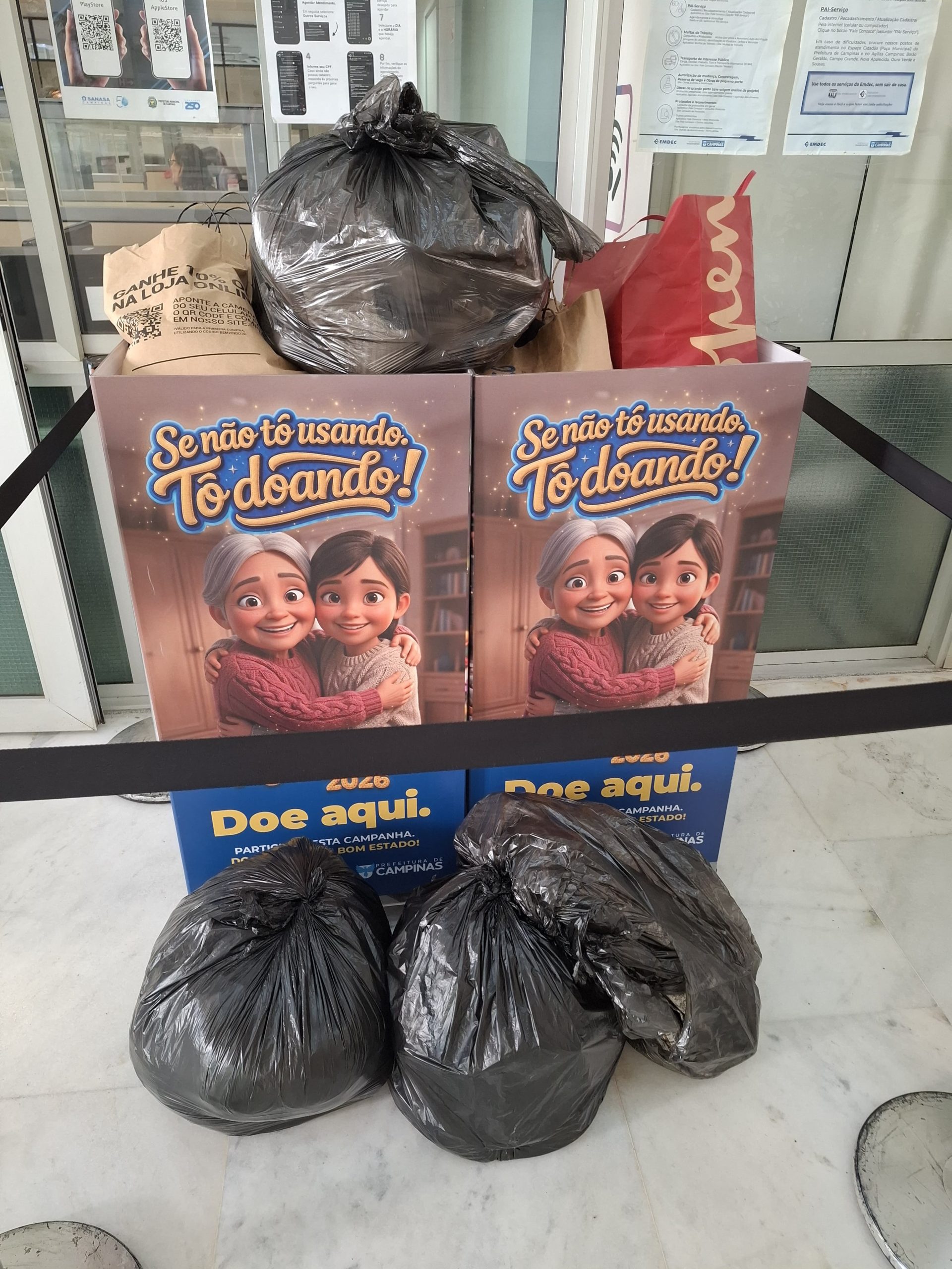 Campanha do Agasalho ultrapassa dez toneladas de doações em Campinas