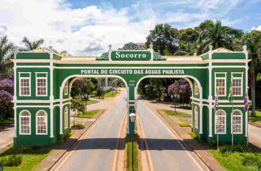 Portal entrada Socorro SP Divulgacao