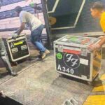 Viracopos recebe 27 toneladas de equipamentos do Foo Fighters para show no Rock in Rio