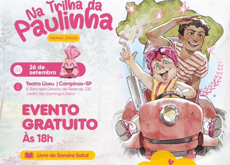 Na trilha com Paulinha Cartaz de Divulgacao